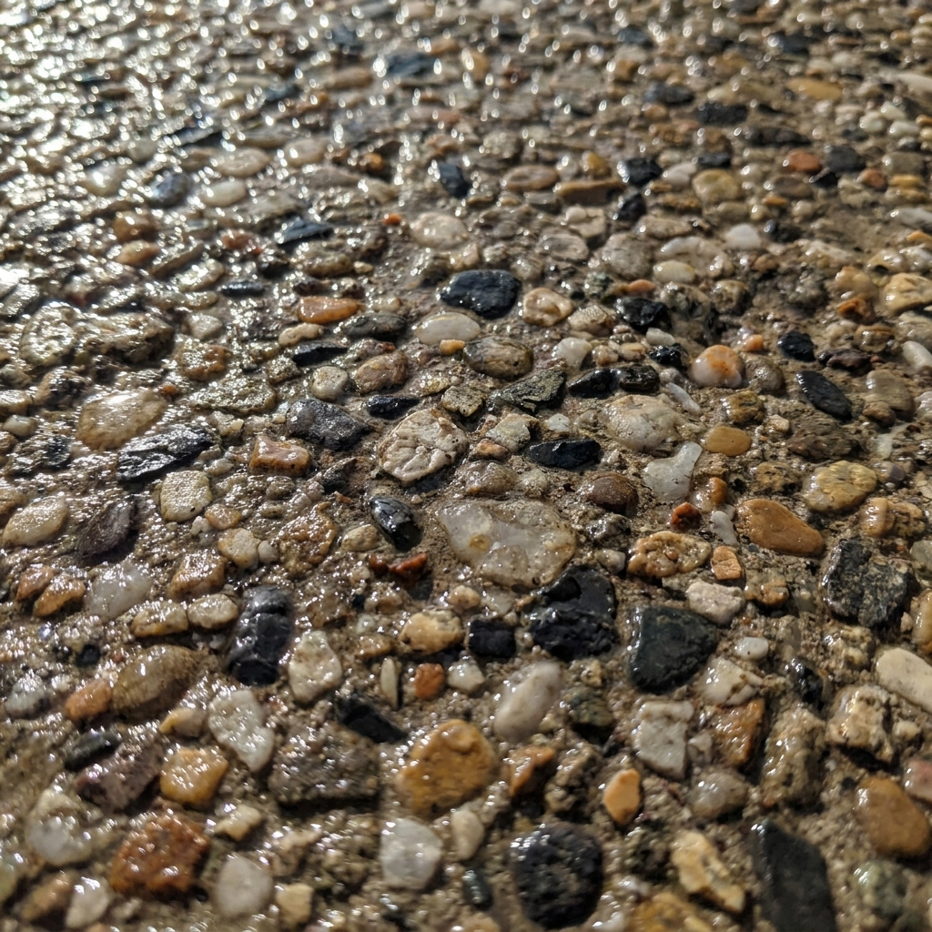 Wet-look finish